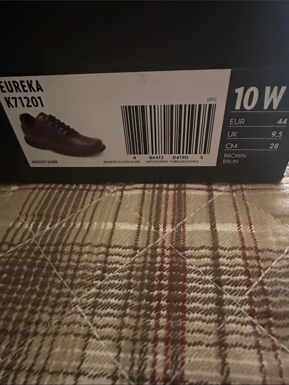 Rockport Men’s Lace-Up Oxfords in Dark Brown